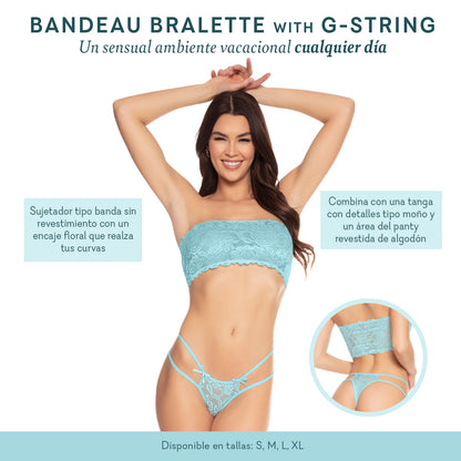 Bandeau Bralette with G-string