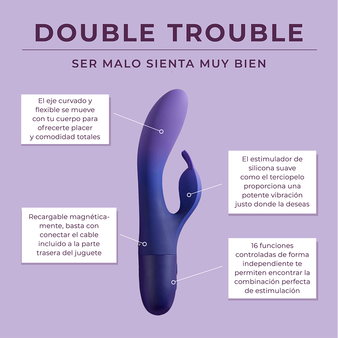 Double Trouble Infographic Spanish Pure Romance