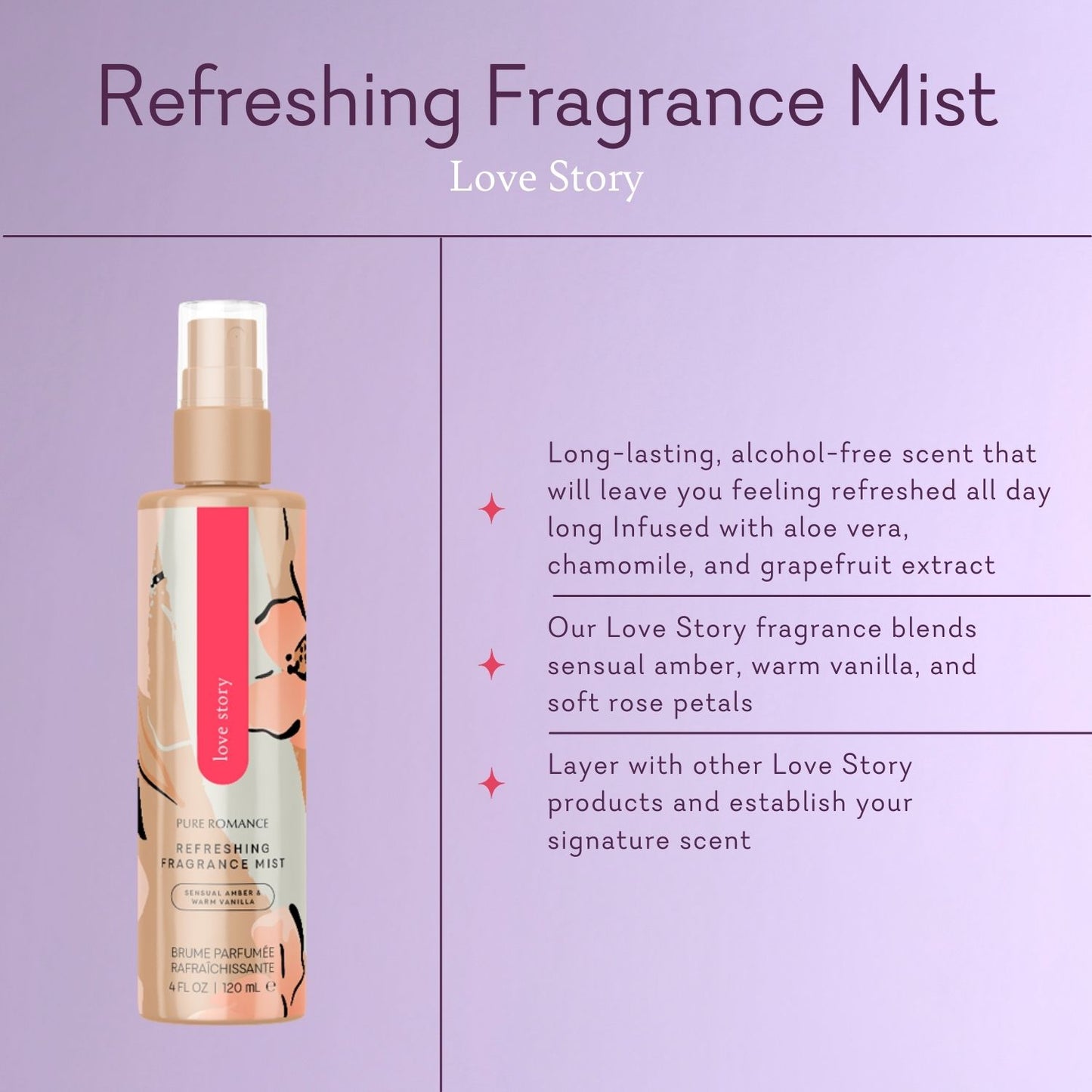 Refreshing Fragrance Mist - Love Story